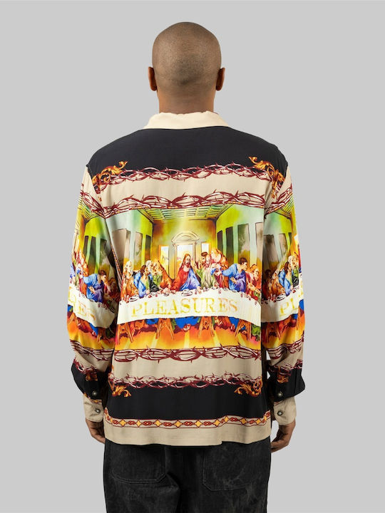 Cu mânecă lungă Cămașă Multicolor