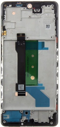 Screen with Touch Mechanism and Frame for Xiaomi Redmi Note 12 Pro+ 5G (Black)