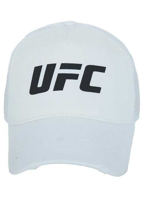 UFC Cap White With Black Logo 26086 H&s