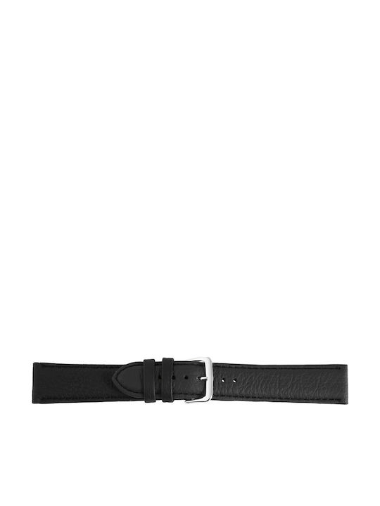 New Era Δερμάτινο Λουράκι Μαύρο 20mm