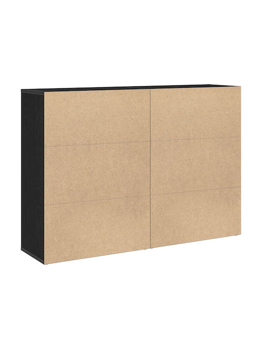 Office Storage Chipboard Cabinet Oak L60xW31xH84cm