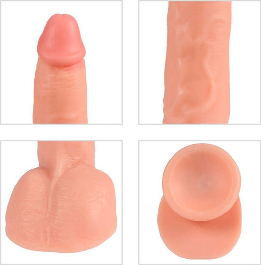 Shequ Beast Realistic Vibrator with Remote Control Flesh