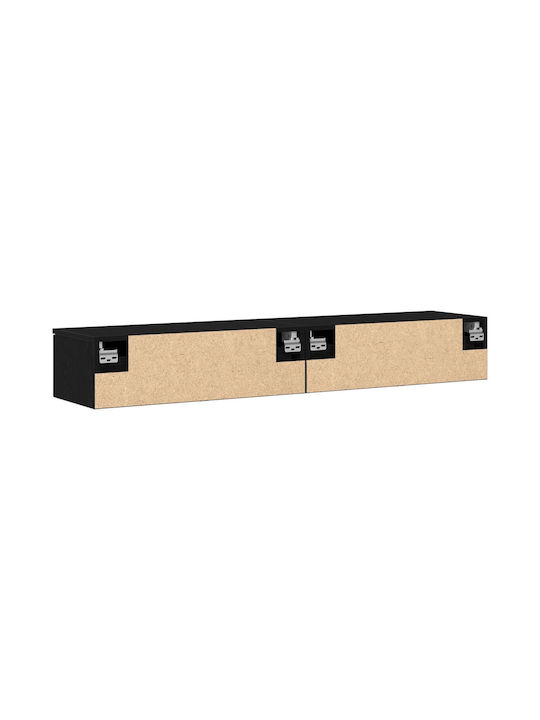Black TV Stand L68xD30xH20cm
