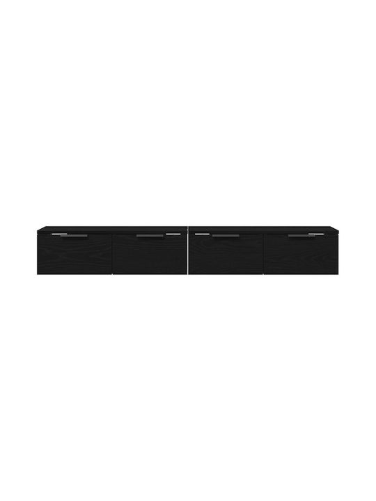 Black TV Stand L68xD30xH20cm