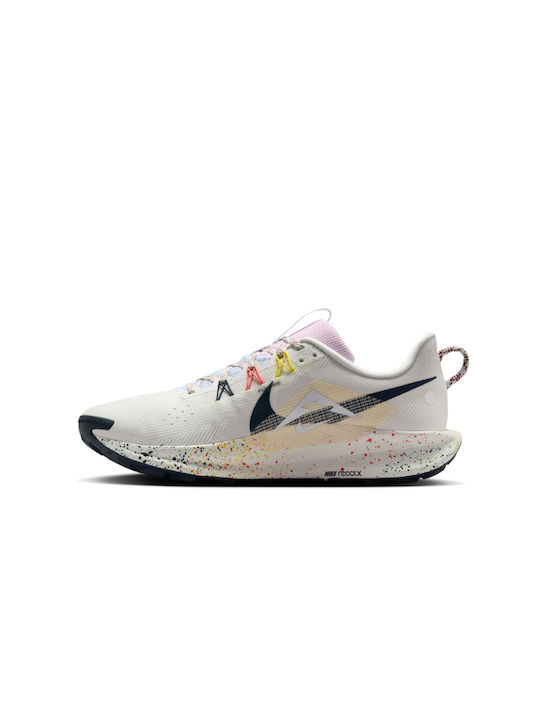Pegasus Trail 5 Sport Shoes Trail Running Summit White / Football Grey / Pink Foam / Armory Navy