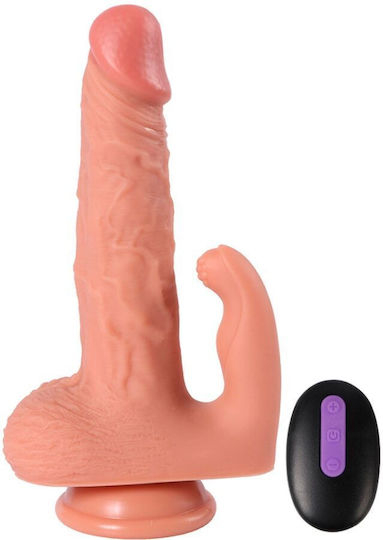 Shequ Hayden Realistic Vibrator with Remote Control 16cm Flesh