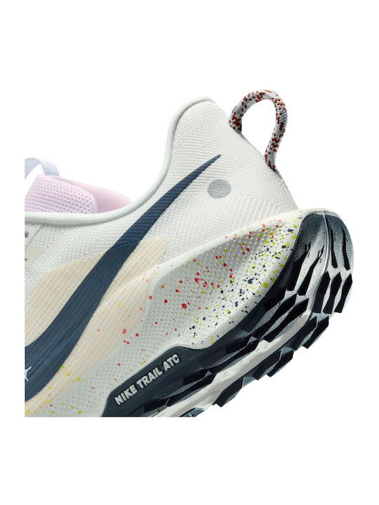 Pegasus Trail 5 Sport Shoes Trail Running Summit White / Football Grey / Pink Foam / Armory Navy