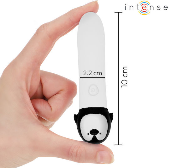 Intense Penguin Mini Δονητής Bullet με Απομακρυσμένο Έλεγχο 10cm Λευκός