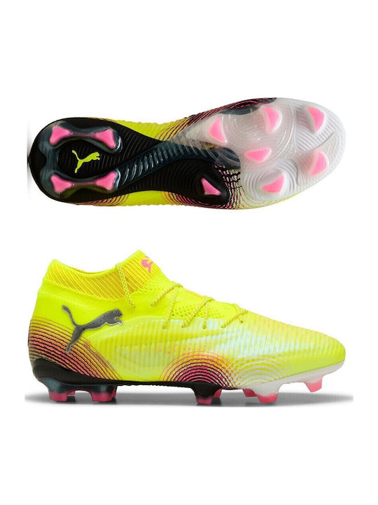 PUMA Future 8 Ultimate Football Shoes with Cleats Yellow