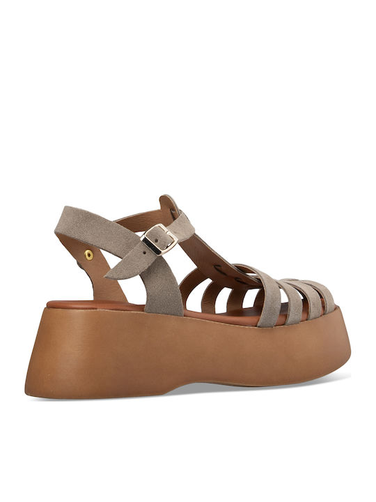 Women's Platform Shoes Beige