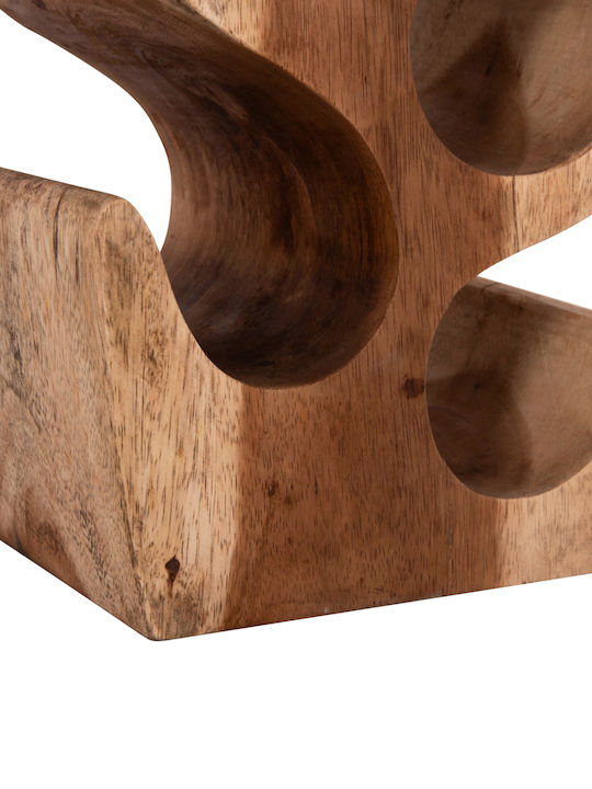 HomeMarkt Diony Cu picioare Suport pentru Sticle pentru 6 Sticle Bej