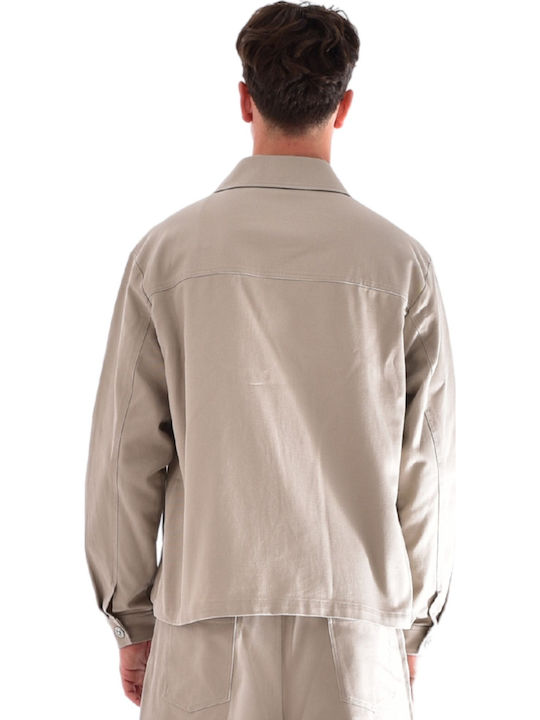 Langärmlig Hemd Beige