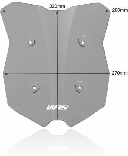 WRS Getöntes Visier Motorrad für KTM Super DUKE KT007FS