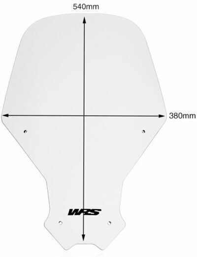 WRS Прозрачна козирка Мотоциклет HO029T