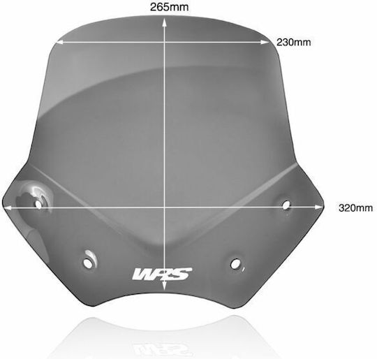 WRS Затъмнен визьор Мотоциклет за BMW R 1200 BM046FS