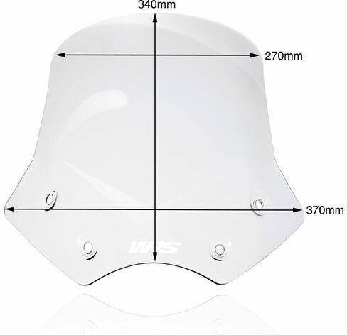 WRS Transparentes Visier Motorrad für BMW R 1200 BM044T