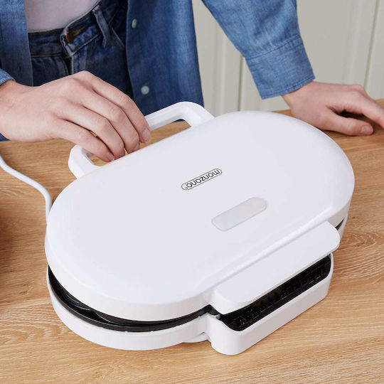 Monzana Waffle Maker for Heart Waffles 2 Waffle Slots 1200W
