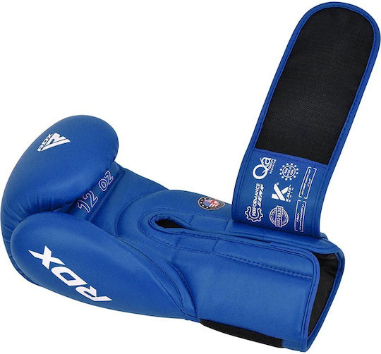 RDX Boxhandschuhe für Kampf Blau