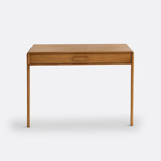 Бюро Colas от Масивно Дърво Кафяво 50x18x76см