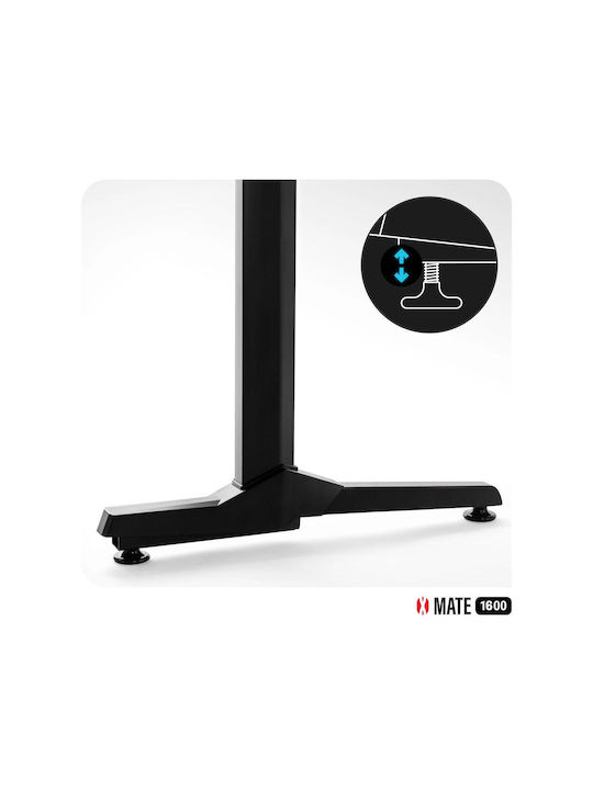 Spielbüro Gaming X-mate Holz Schwarz 160x60x75cm