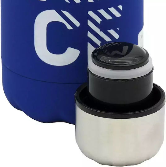 CyP Brands Kinderflasche Fußball Rostfreier Stahl 600ml (Verschiedene Designs/Farben)