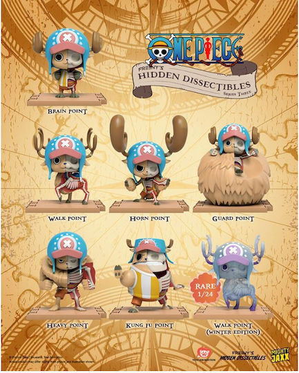 One Piece Chopper Freeny's Hidden Dissectibles Mini Figuren 10cm 1 Stück Zufällige Auswahl