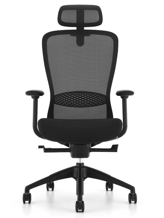 ErgoAction Action Chair VX Офис Стол С Регулируеми Подлакътници Черен / Черен