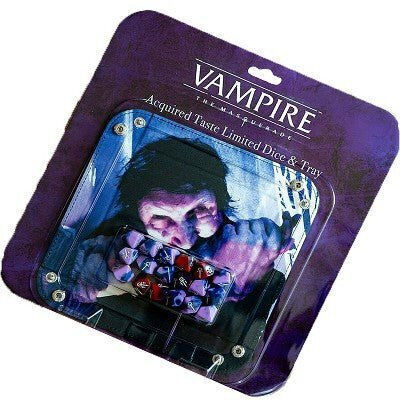 Vampire Masquerade 5th Edition Rpg Acquired Taste Limited Dice & Dice Tray Accessory Pack