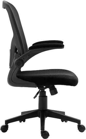 Velco Pro Systems Καρέκλα Γραφείου με Ρυθμιζόμενα Μπράτσα Μαύρη