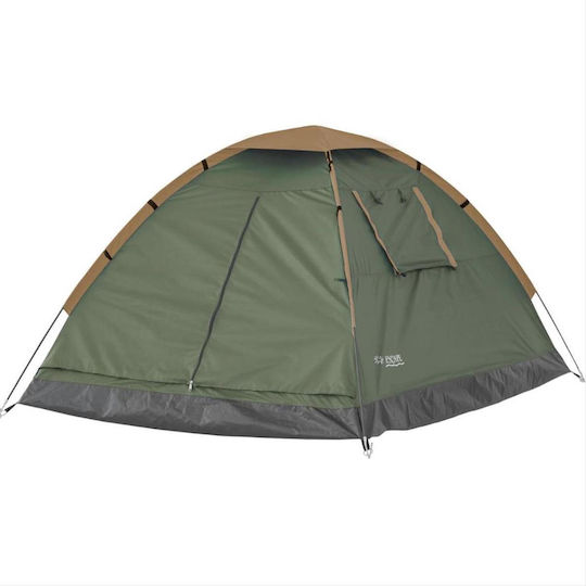 Escape Trail II Summer Camping Tent Igloo Khaki for 2 People 205x150x110cm