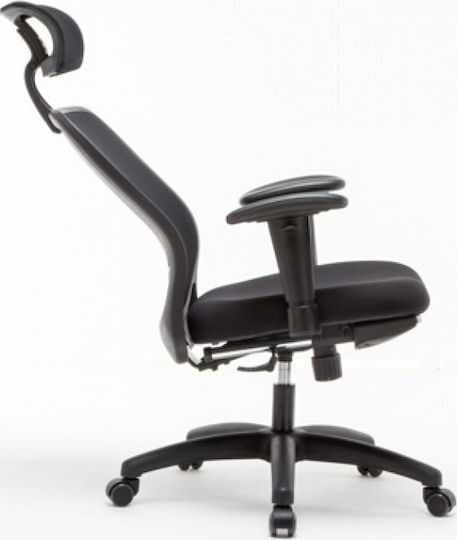 Office Products Zakynthos Office Chair with Adjustable Arms Black Colour