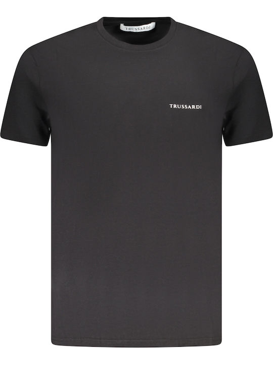 Trussardi T-shirt Black TRU25MTS03_NE03BLAC