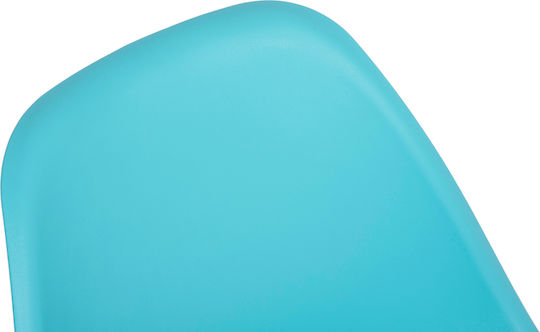 Twist PP Kitchen Polypropylene Chair Blue 46x50x82cm 4pcs