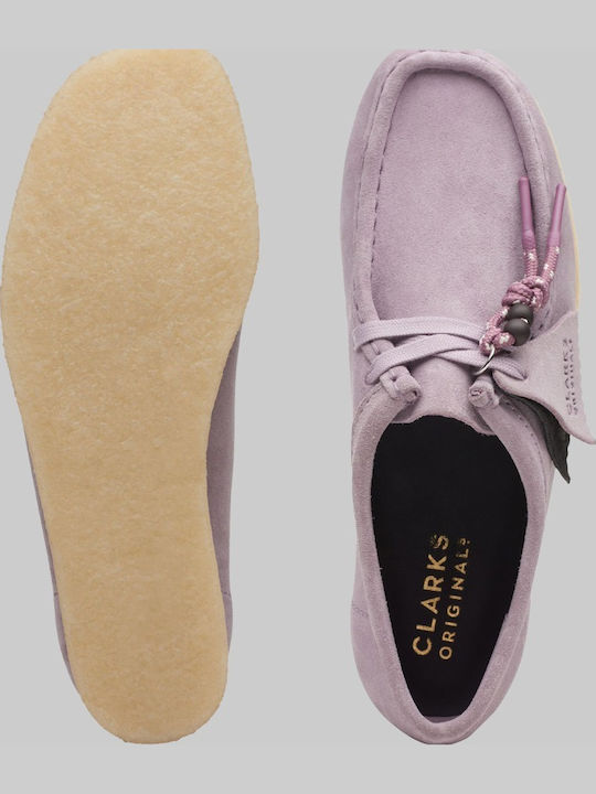 Wallabee Women's Moccasins in Purple Color