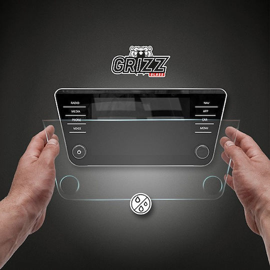 GrizzGlass Matte Screen Protector for Opel Insignia 2015