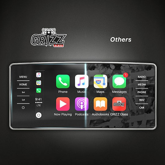 GrizzGlass Matte Screen Protector for Volkswagen Up for Land Rover Range Rover Evoque for Mini ONE 2019-2023