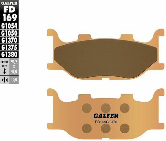 Galfer Motorradbremsbeläge Vorderseite für Yamaha XJ