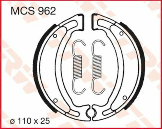 TRW Brake Pads for Kawasaki KSR