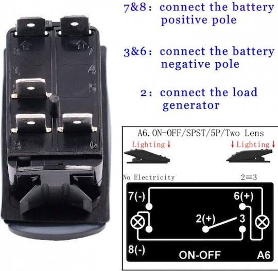 Raistar Car Horn Switch 12V-24V