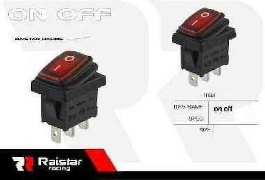 Raistar Διακόπτης On/Off Αυτοκινήτου