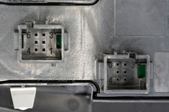 NTY Fensterheberschalter Auto für Peugeot 2008 Schwarz