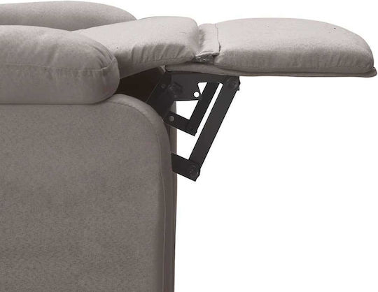 Πολυθρόνα Relax με Υποπόδιο Taupe 75x91x101cm