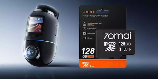 70Mai Omni X800 4K & 128GB Memory Card Camera DVR Auto 4K pentru
