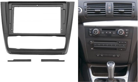 CARAV Industries Inc. DIN Fascia Panels 2 Din Compatible with Screen 9" for BMW Series 1 / E87 2004 2010