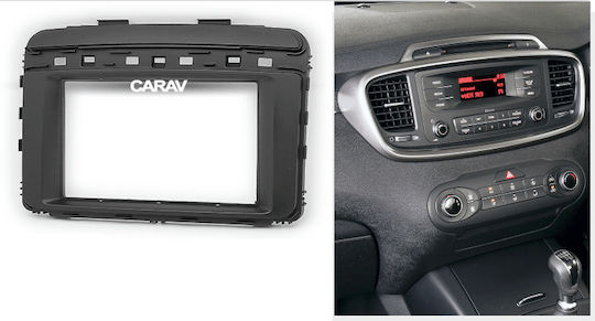 CARAV Industries Inc. DIN Fascia Panels 2 Din for Kia Sorento 2016 2020