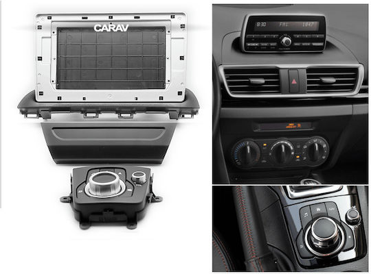 CARAV Industries Inc. DIN Fascia Panels 2 Din for Mazda 3 2013-2018