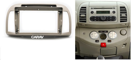Ice DIN Fascia Panels 2 Din Compatible with Screen 9" for Nissan Micra