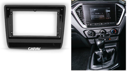 CARAV Industries Inc. DIN Fascia Panels 2 Din Compatible with Screen 9" for Isuzu D-Max