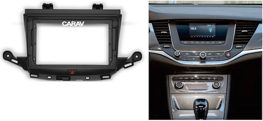 CARAV Industries Inc. DIN Fascia Panels 2 Din Compatible with Screen 9" for Opel Astra 2015 2020
