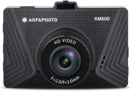 AgfaPhoto Car Digital Video Recorder 720P with Screen 2 inches Wi-Fi GPS